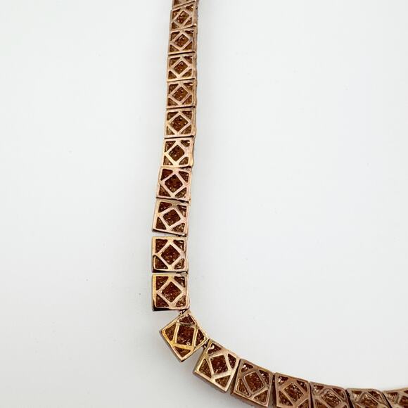 Eddie Borgo Cone Stud Necklace Women’s New With Tags‎ Rose Gold 16in - Picture 6 of 11